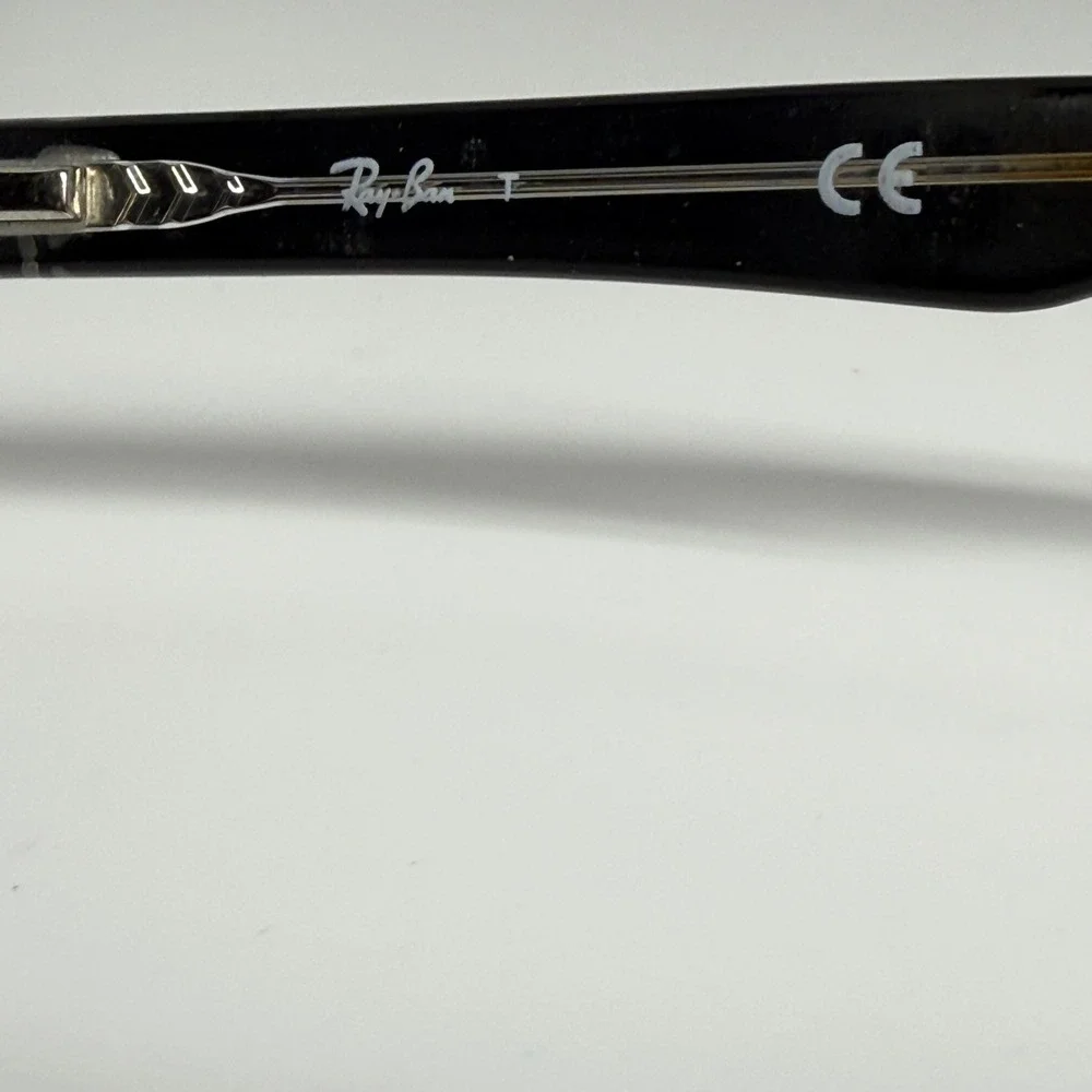 Ray-Ban‎ RB 1531 3529 Black Rectangular Eyeglasses Frames 48-16-130 22261